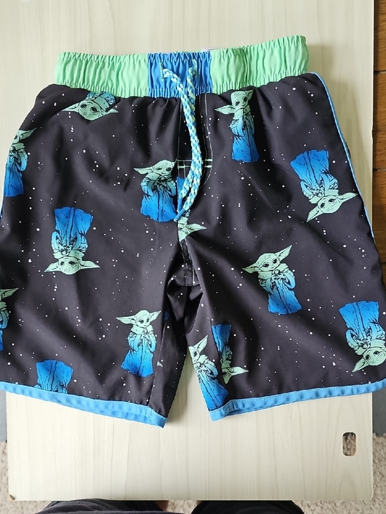 Star Wars Other - Kids Star Wars 'The Child' Baby Yoda Swim Trunks - Black & Blue